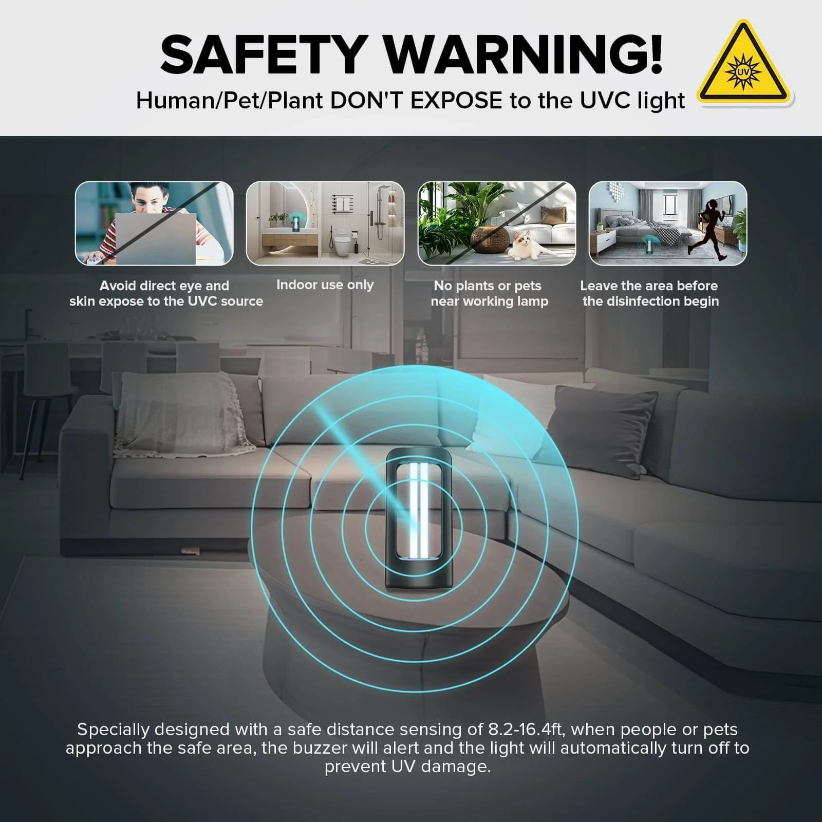 18W UV Light Sanitizer with Remote Control (US ONLY) - Image 5