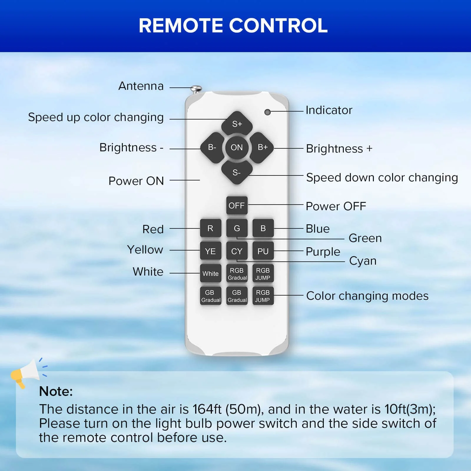 BR30 30W LED RGB Pool Light Bulb (US ONLY) - Image 4