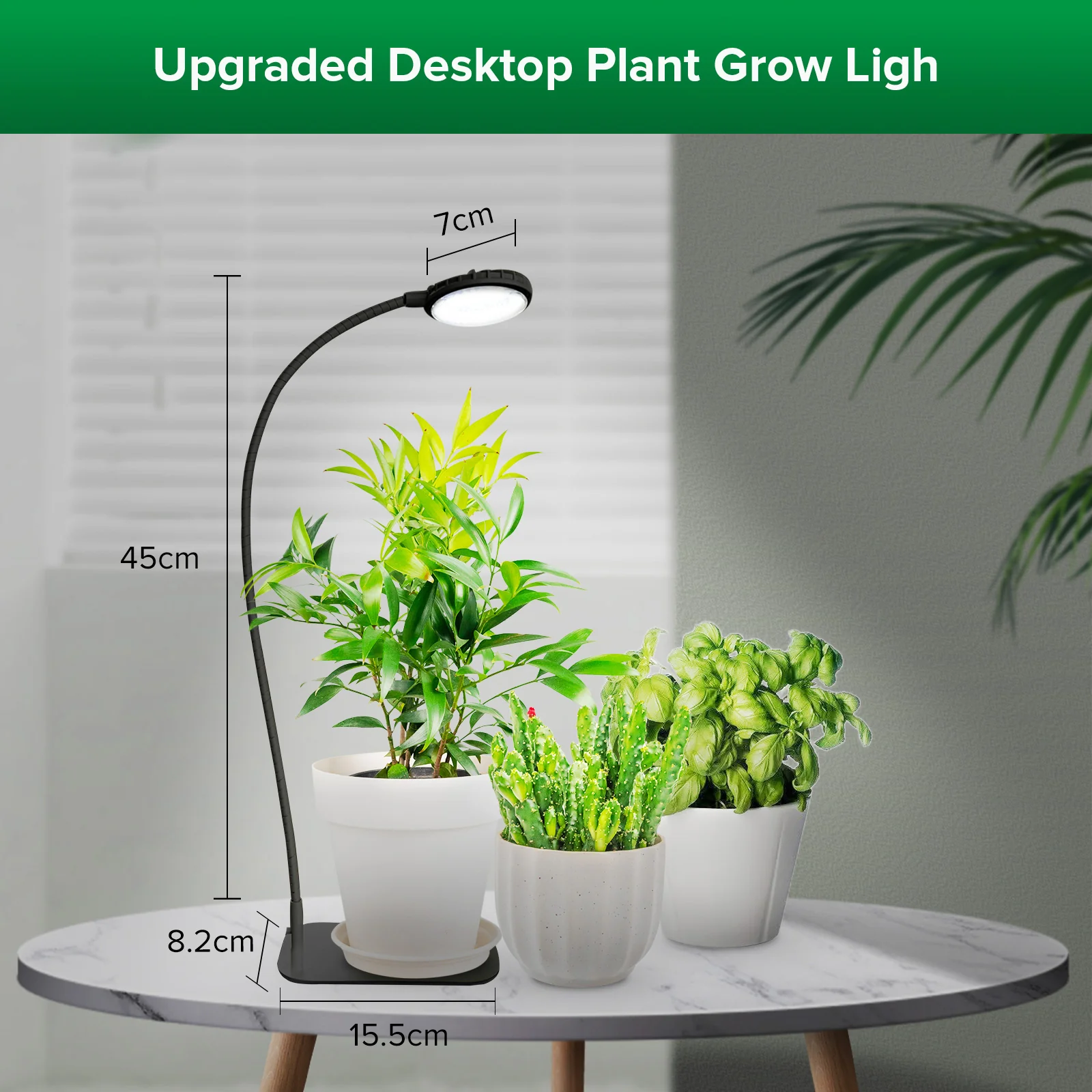SANSI 12W Tabletop LED Grow Light (EU/UK ONLY) - Image 5
