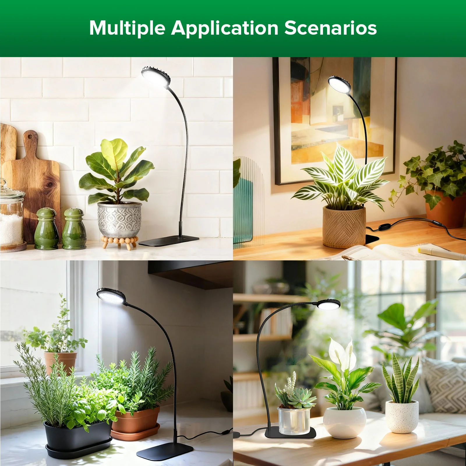 SANSI 12W Tabletop LED Grow Light (EU/UK ONLY) - Image 6