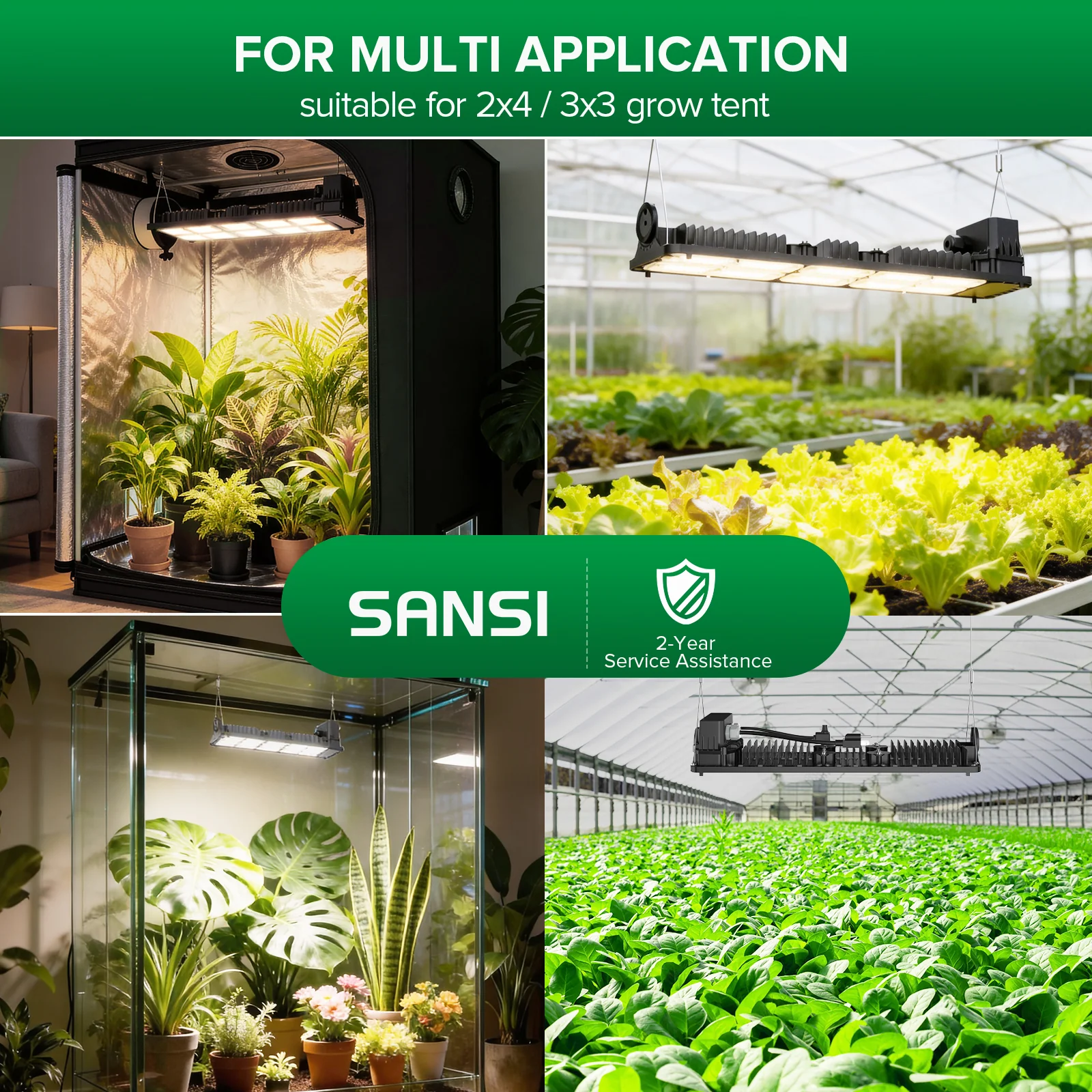 SANSI 200W Panel LED Grow Light | Remote Control - Image 5