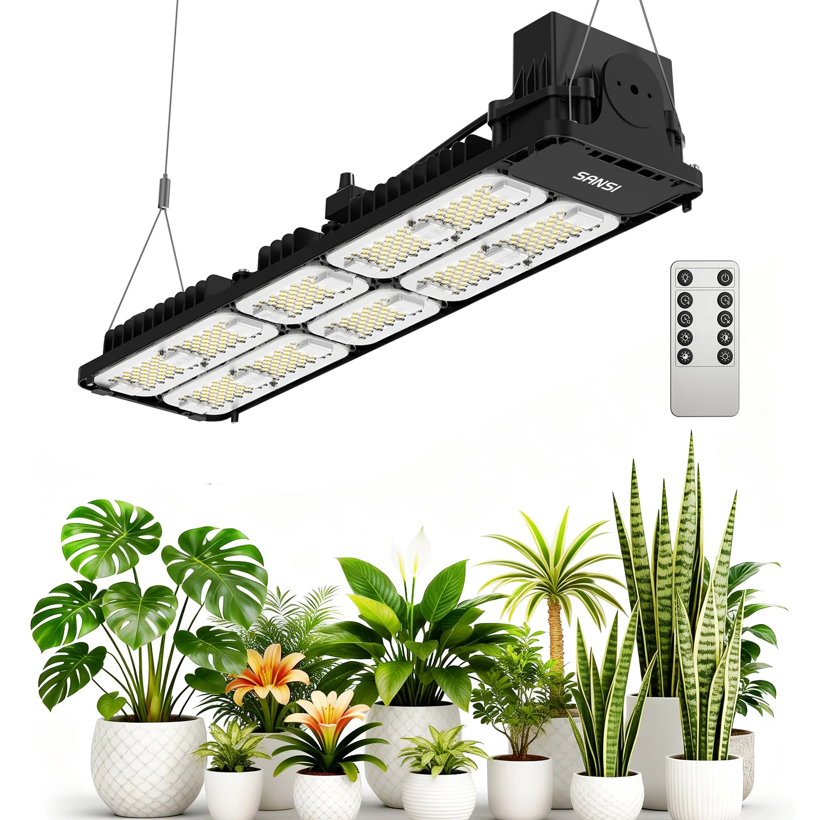 SANSI 200W Panel LED Grow Light | Remote Control - Image 9