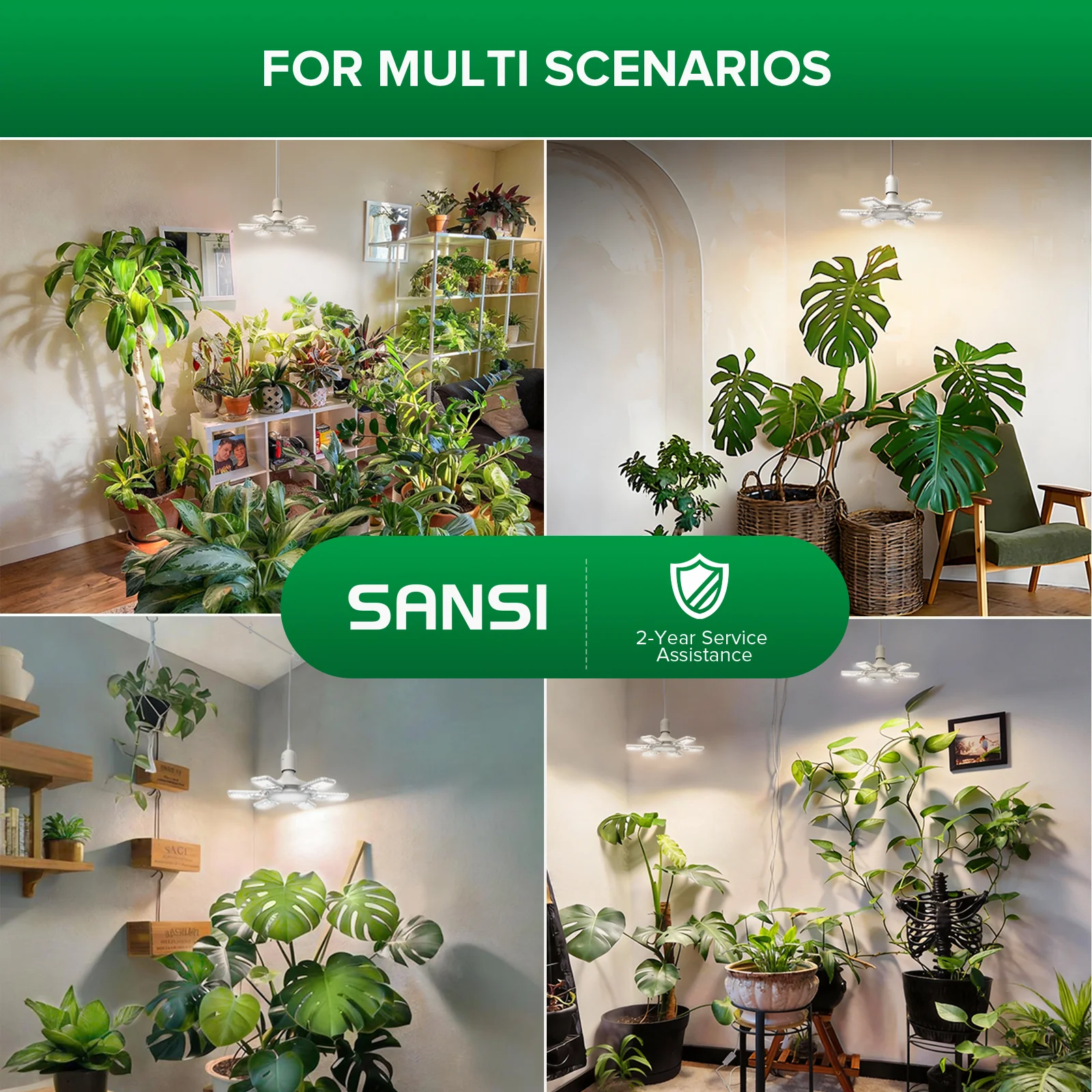 SANSI 60W Folding Wings LED Grow Light (US ONLY) - Image 9