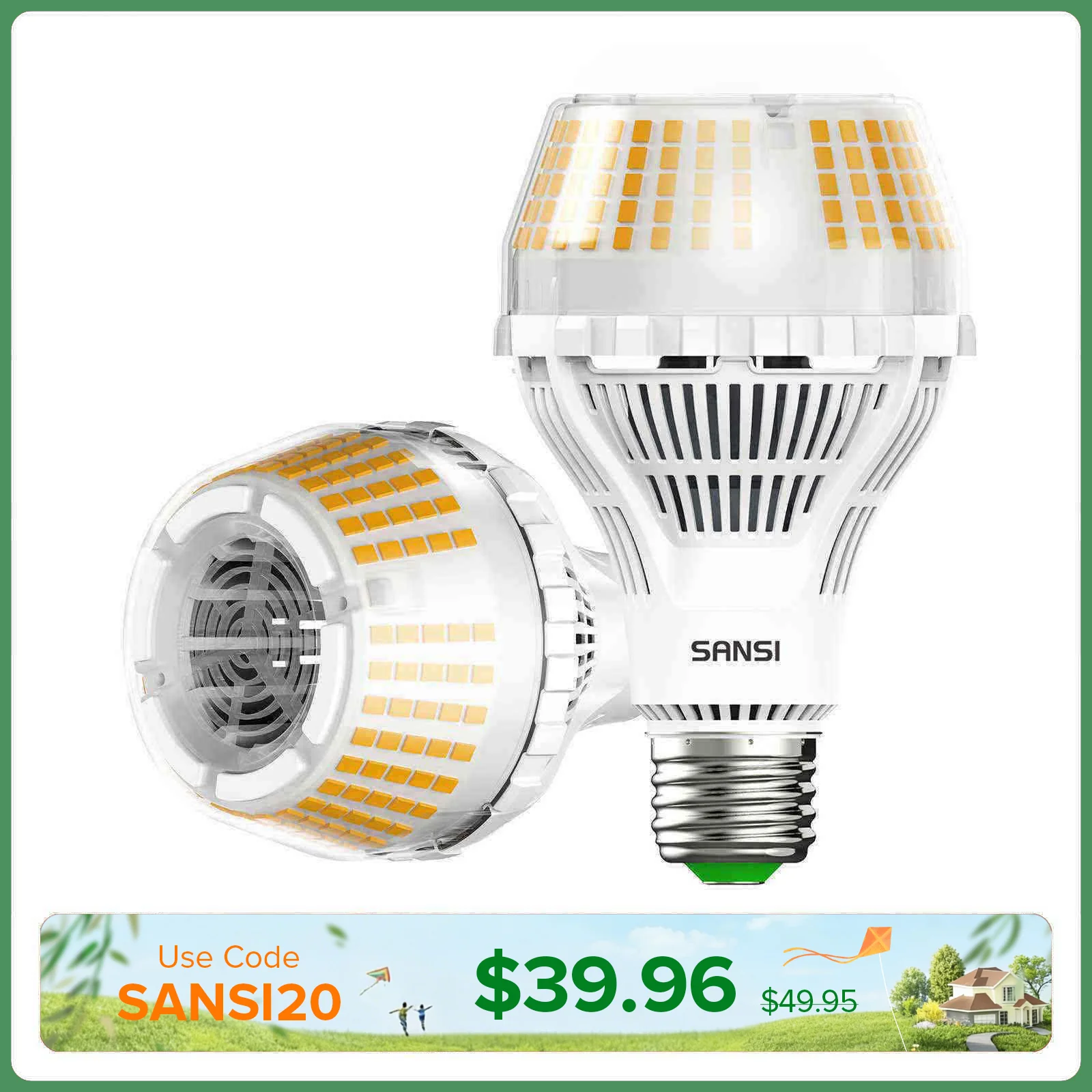 SANSI Dimmable A21 27W LED 3000K/5000K Light Bulb (US/CA ONLY) - Image 11