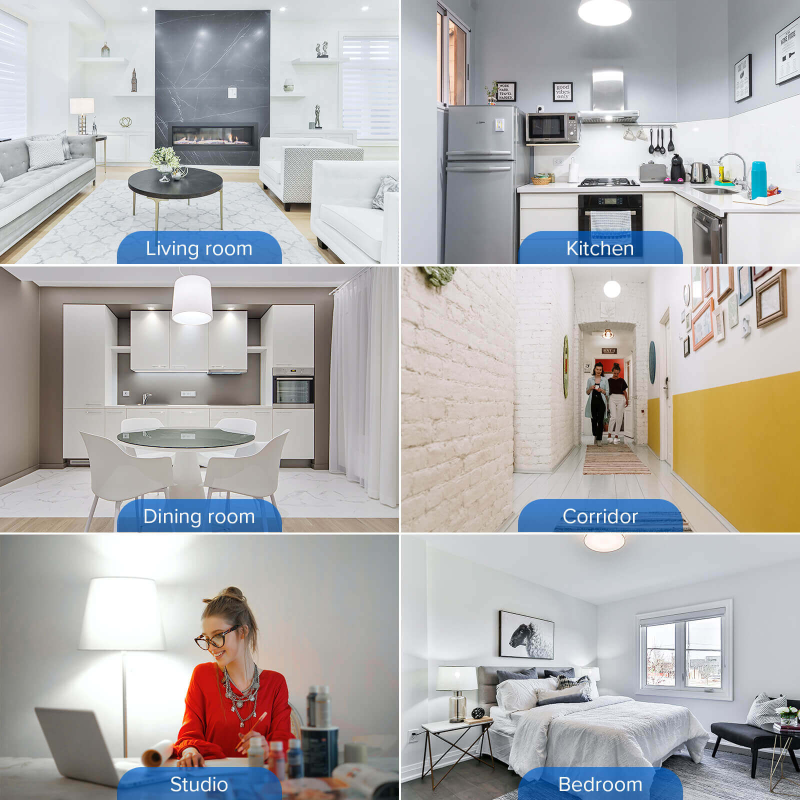 Upgraded Dimmable A19 17W LED 3000K/5000K Light Bulb - Image 8