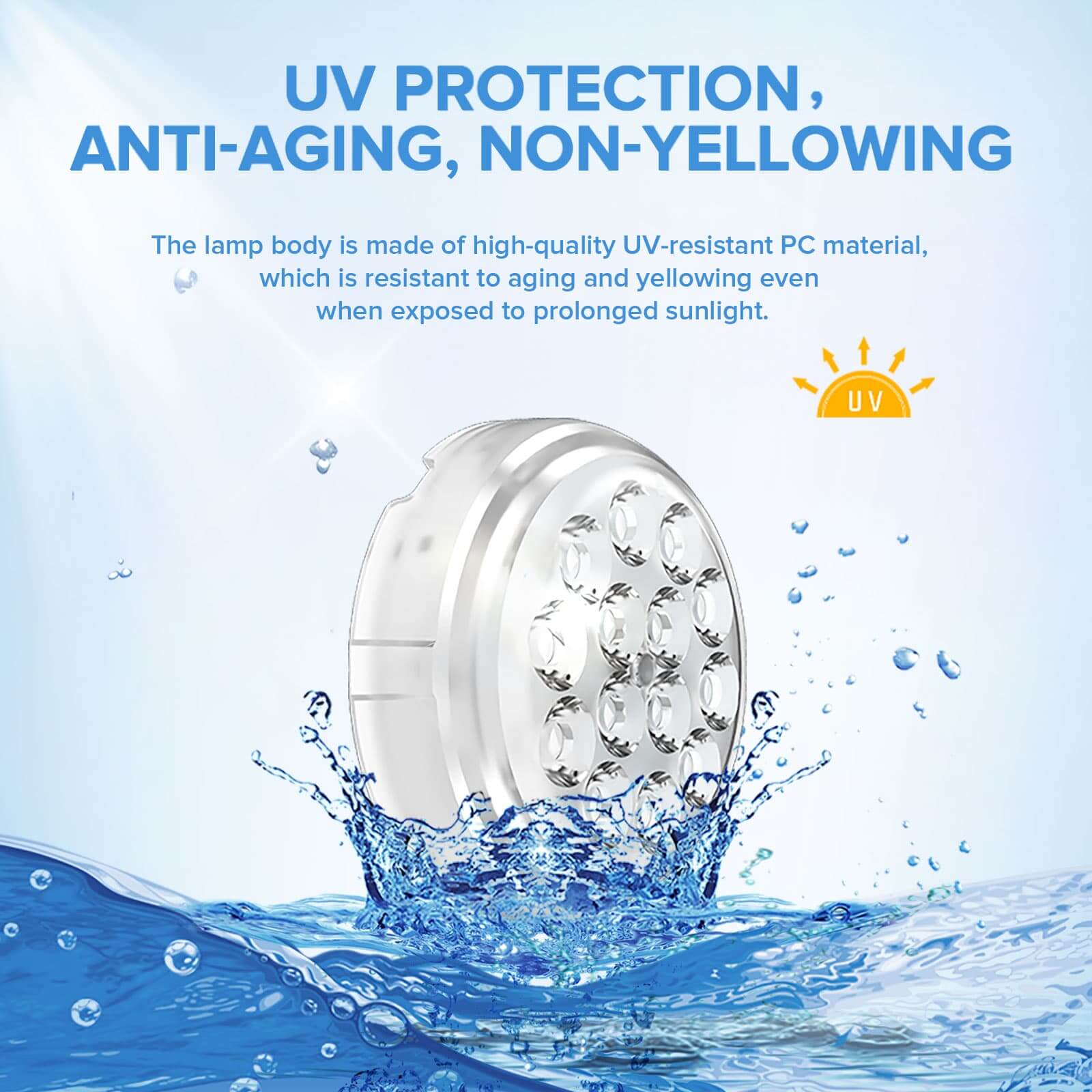 Wireless Charging RGB Color Changing Pool Light (US ONLY) - Image 11